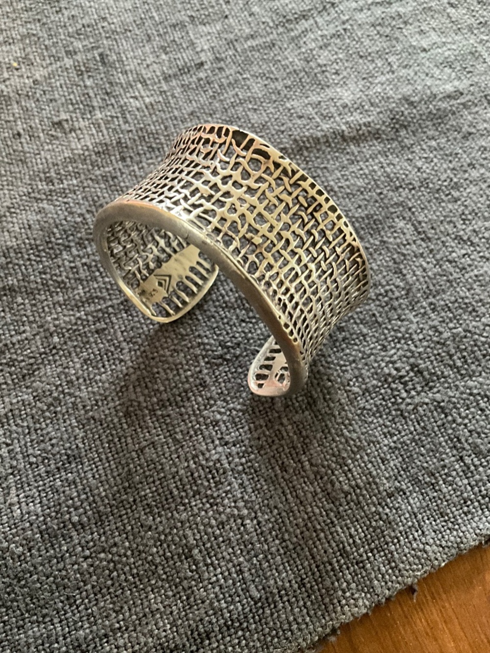 Silpada mesh cuff bracelet